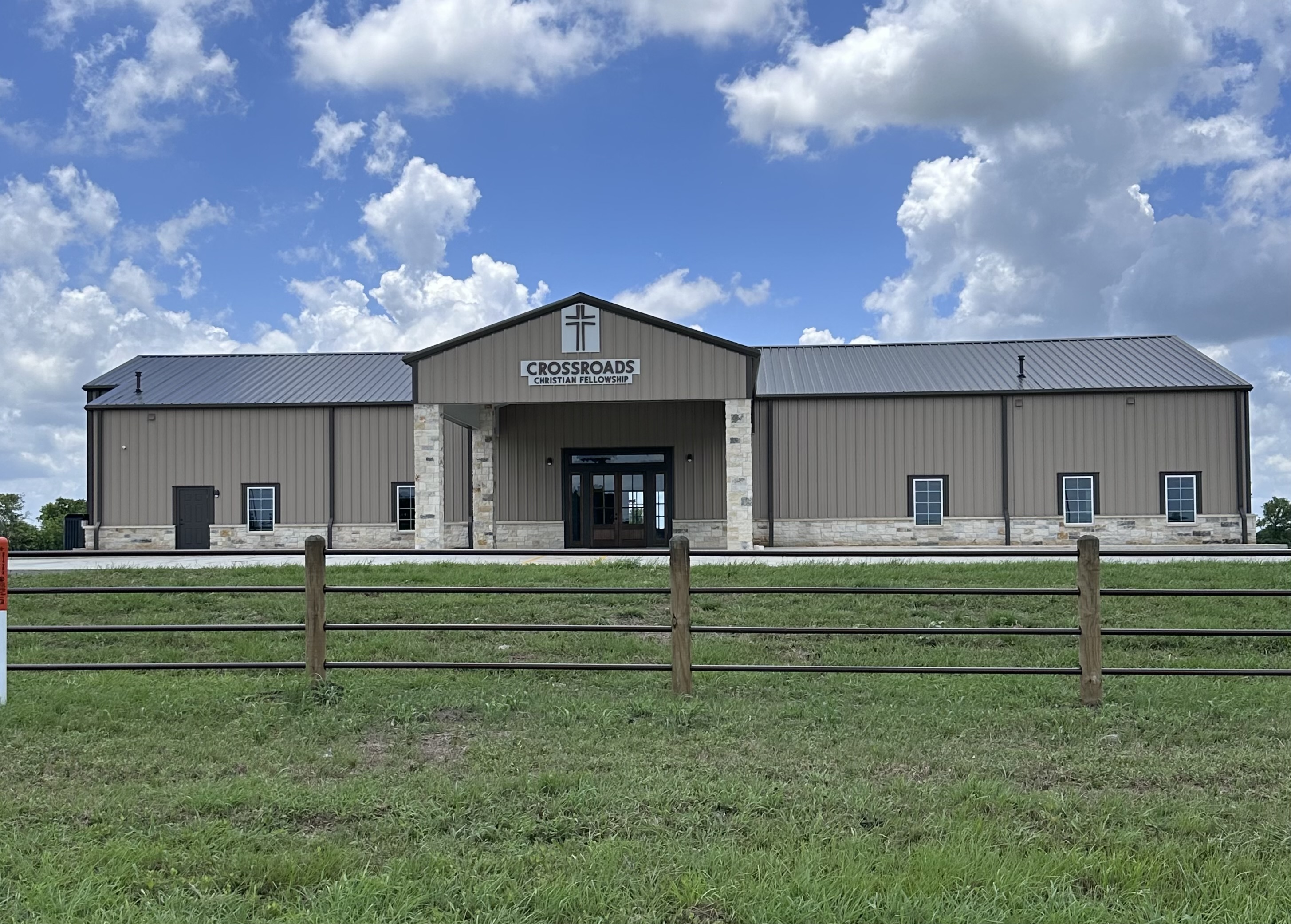 Completed Crossroads Christian Fellowship building