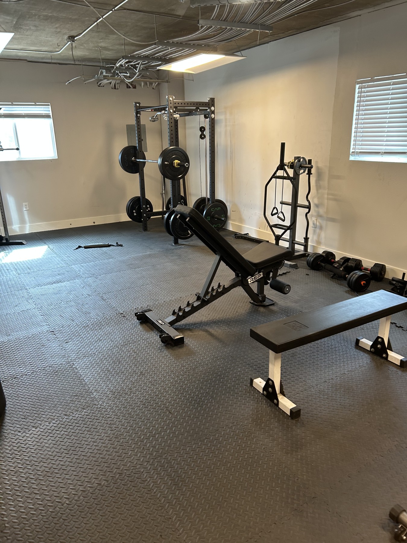 Fitness room in the Men of Nehemiah clubhouse