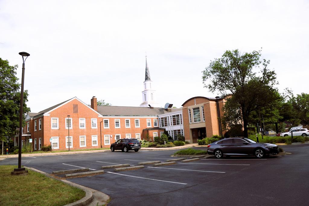 The Well Community Church building and parking area